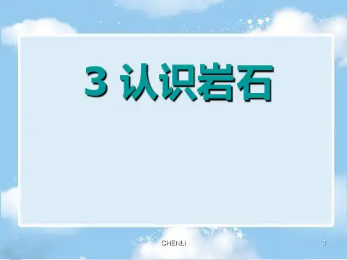 四年级科学下册《认识岩石》(青岛版)PPT课件