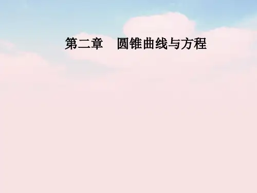 高中数学第二章圆锥曲线与方程2.1-2.1.2求曲线的方程课件新人教A版选修2-1