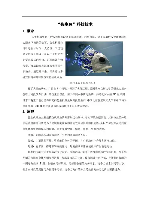 仿生鱼科技整理