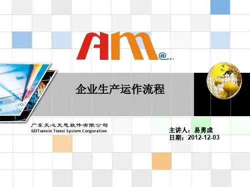 企业生产基本流程图