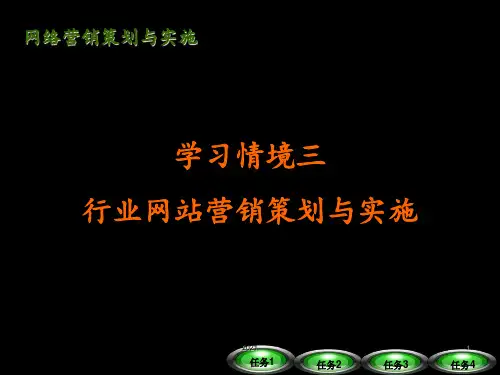 网络营销策划与实施概要PPT课件