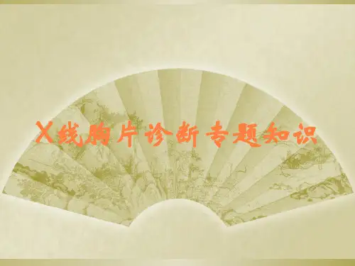 X线胸片诊断专题知识