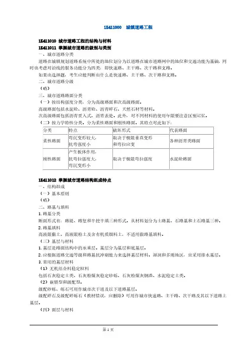 一建市政总结001