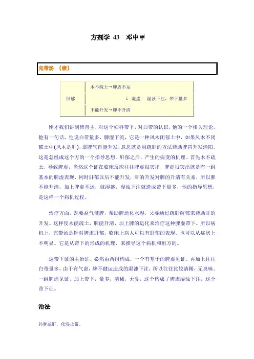 方剂学 43 邓中甲