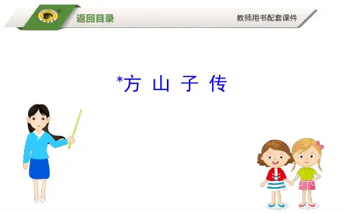 高中语文版选修《唐宋八大家散文鉴赏》课件：9.﹡方 山 子 传(共40张PPT)