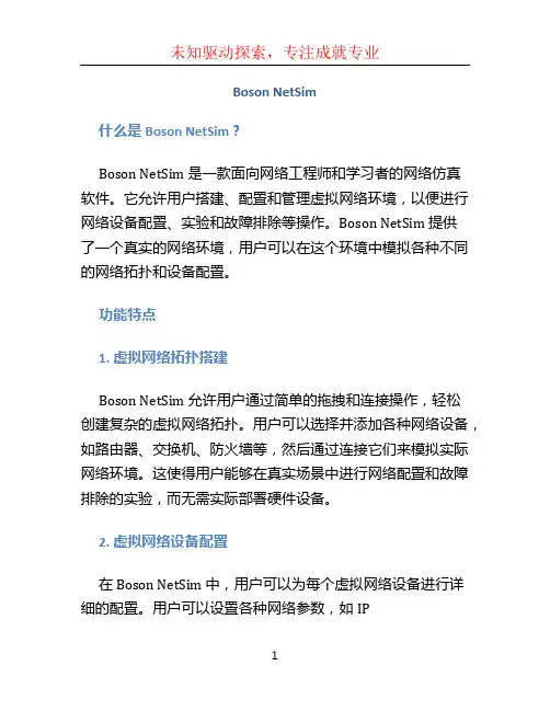 boson netsim