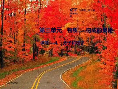 九年级化学上册 第三单元 物质构成的奥秘 课题1 分子和原子教学 (2)