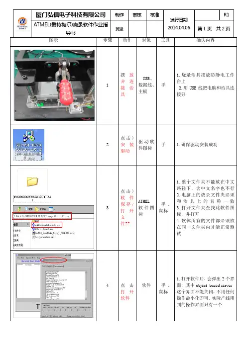 Atmel操作指导书2