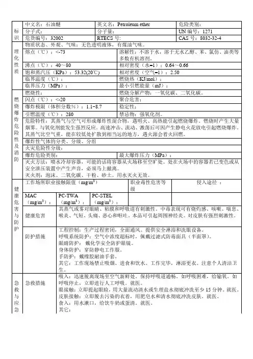 石油醚