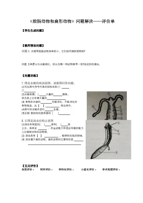 问题解决——评价单