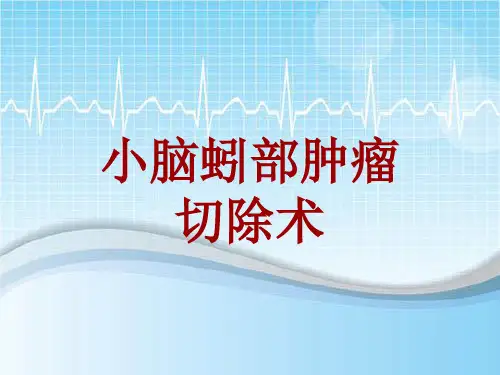 手术讲解模板：小脑蚓部肿瘤切除术