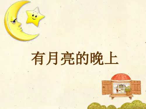 《有月亮的晚上》1精品PPT课件