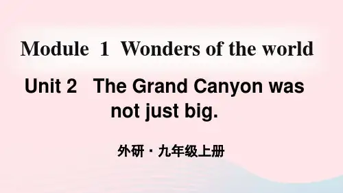 九年级英语上册 Module 1 上课课件(新版)外研版