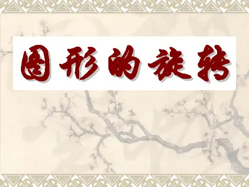 九年级数学中考复习专题图形的旋转PPT课件