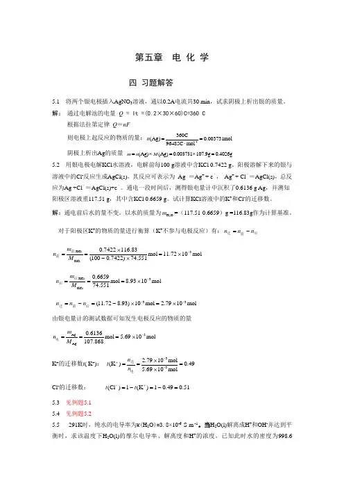 第五章电化学(1)