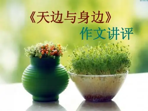 天边与身边作文讲评