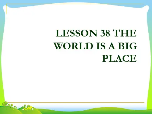 冀教版八年级英语下册Unit7 Lesson 38精品课件(共21张PPT)