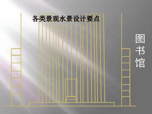 各类景观水景设计要点