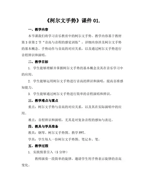 《柯尔文手势》课件01.