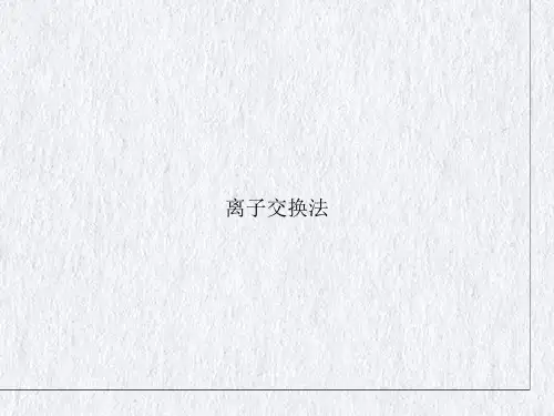 离子交换法ppt课件