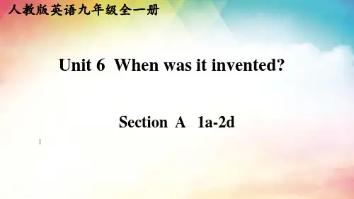 PEP人教版英语九年级全一册-Unit-6--Section-A-