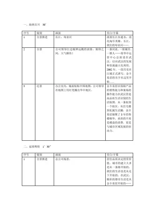 视频脚本