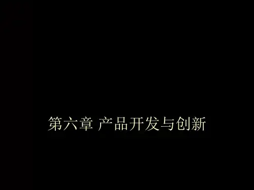 现代工业企业管理第6章 产品开发与创新PPT课件