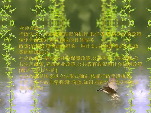 社会行政