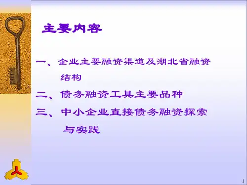 银行债务融资工具培训