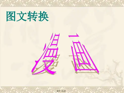 2016届高考语文复习：图文转换之漫画题