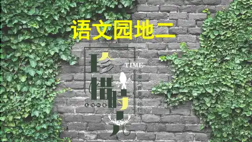 人教版部编本五年级上册语文园地二公开课PPT