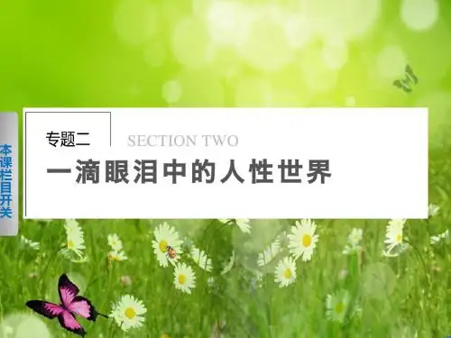 高中语文苏教版必修四同步课件 第二专题雷雨