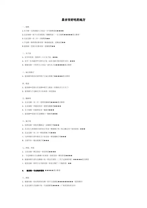 昌吉市好吃的地方Microsoft Office Word 文档 (2)