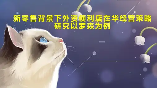 新零售背景下外资便利店在华经营策略研究以罗森为例
