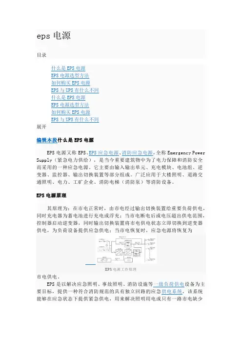 什么是EPS(应急电源)
