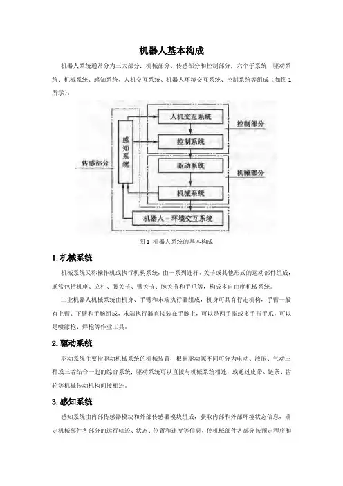 机器人基本构成