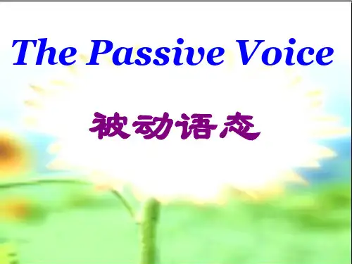 中考英语《被动语态》专题课件(共45张PPT)