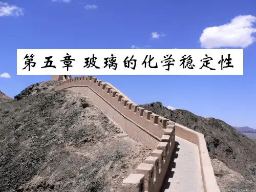 玻璃工艺学第五章