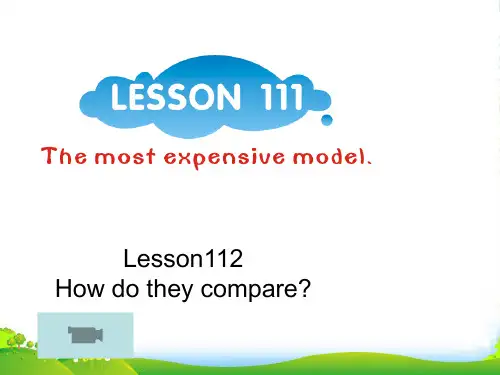 新概念英语NCE1_lesson111-112(共54页)课件