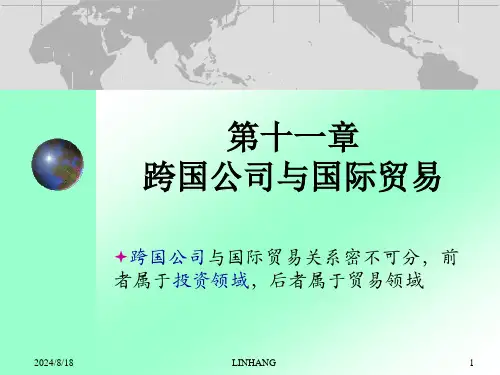 09 跨国公司与国际贸易ppt【63页】