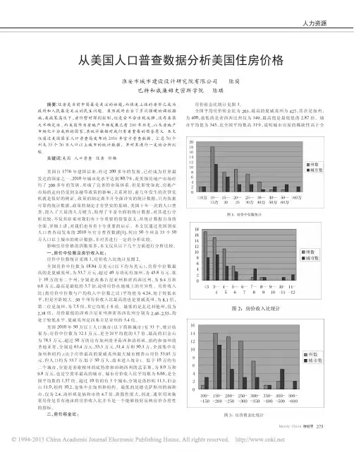 从美国人口普查数据分析美国住房价格_陆岗