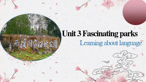 Unit 3 Learning About Language (教学课件)