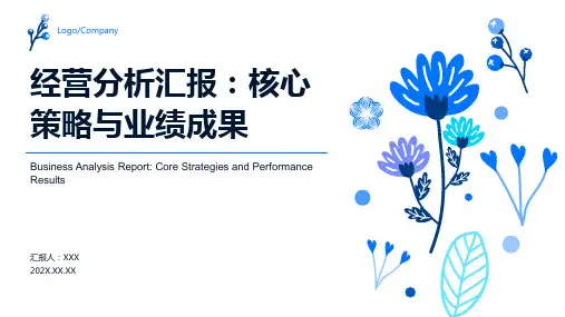经营分析汇报ppt模板