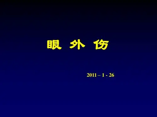 眼外伤分析