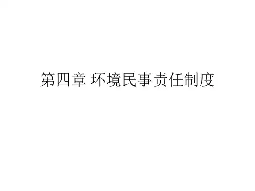 第四、五章 环境民事责