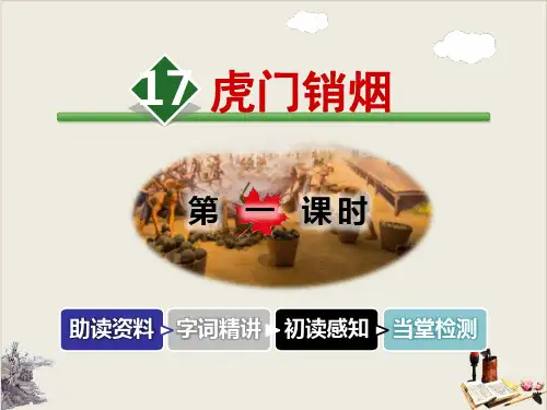 虎门销烟_ppt课件完美版