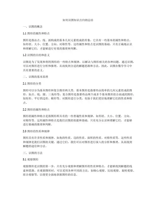 如何识图知识点归纳总结