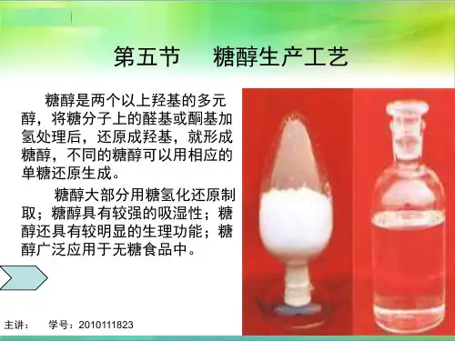 第五节     糖醇生产工艺