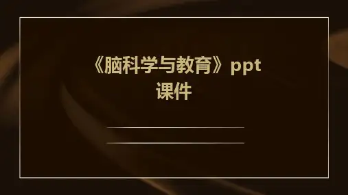 《脑科学与教育》课件