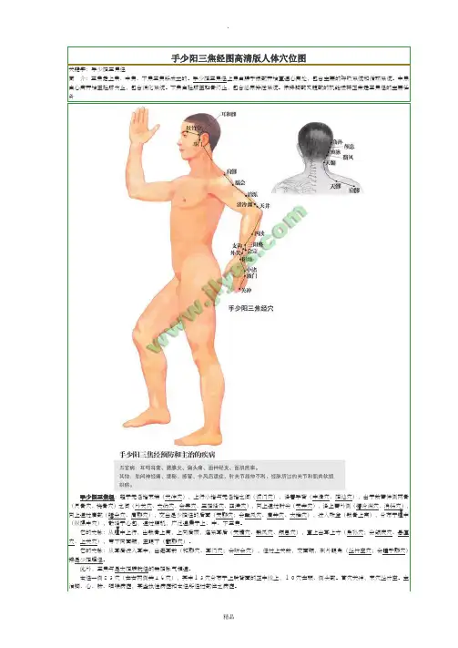 人体穴位详解(高清图片)